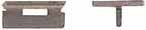 Underlug for key, milled steel, .600" dovetail, slotted for key
